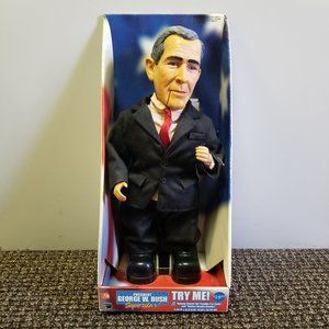 Working NIB President George W. Bush Superstar! Singing Dancing Doll Republican